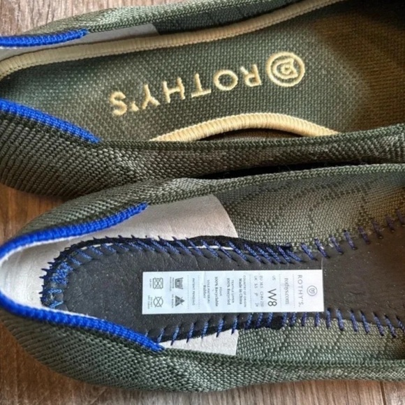 Rothy's The Point Safari Green Giraffe size 8 - Picture 4 of 5